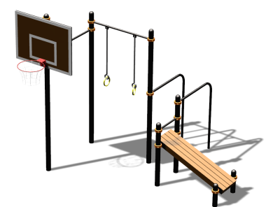 Спортивный комплекс воркаут ВС-143 в Кургане