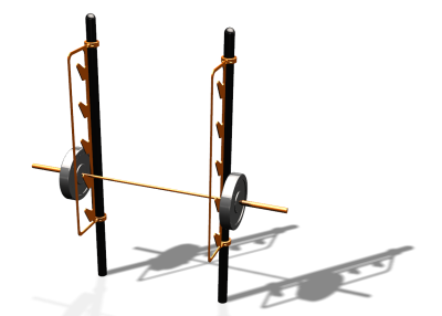 Спортивный комплекс воркаут ВС-84 в Кургане