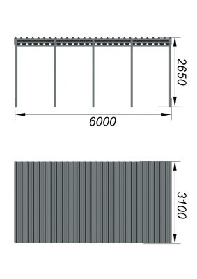 Теневой навес трибун МАФ 4130 в Кургане