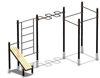 Спортивный комплекс воркаут ВС-74 в Кургане