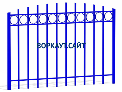 Ограждение спортивной площадки МАФ 5005 в Кургане