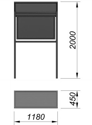Информационный стенд МАФ 6006 в Кургане