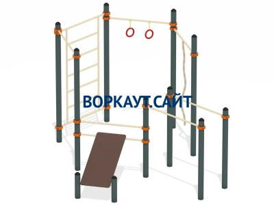 Спортивный комплекс воркаут ВС-49 в Кургане