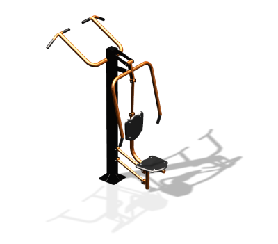 Уличный тренажер "Жим от груди Турник" УТ341 в Кургане