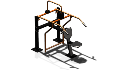 Силовой уличный тренажер  "Жим вверх сидя"  УТ403 в Кургане